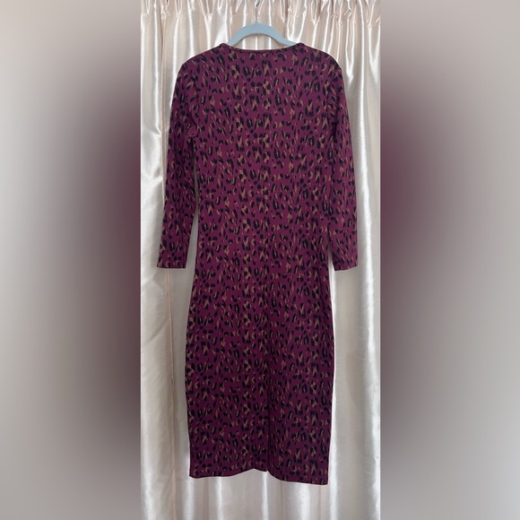 Walter Baker Shaina Dress in Dali Leopard Knit Size Small EUC - Picture 8 of 16